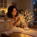 Arbre lumineux – Petit arbre lumineux avec 108 LED chaudes